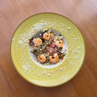 Теплий салат з креветкою 300 г