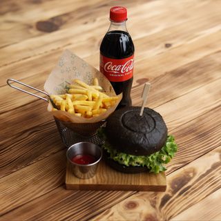 Бургер-меню Монтана з телятиною 250/129/30/500