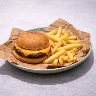 Міні Чизбургер з яловичою котлетою (175/60г)