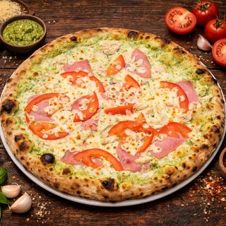 Піца з куркою та соусом Ранч (500г)