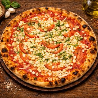 Піца з куркою та соусом Песто (520г)