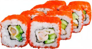 Рол Каліфорнія з тигровою креветкою (8шт/240г)