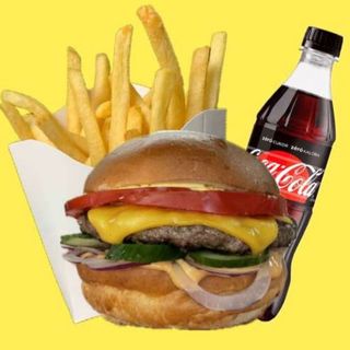 БУРГЕР МЕНЮ З КУРКОЮ