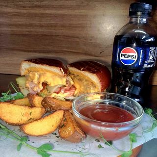 Комбо Смеш Бургер Сирний джентельмен з телятиною