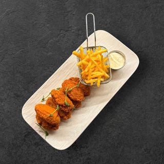 Крила з картоплею фрі ( 480г )