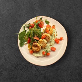 Сирники солоні з авокадо та лососем (280г)