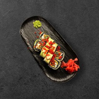 Рол з чедером,лососем та авокадо ( 240г )