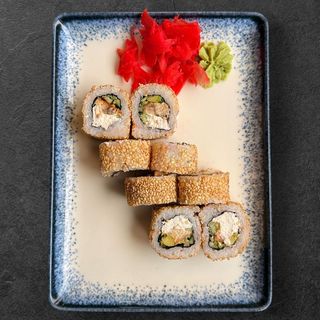 Каліфорнія з вугрем в кунжуті ( 220г )