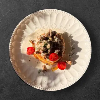 Деруни з лисичками
