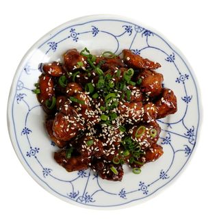 Креветки карамель