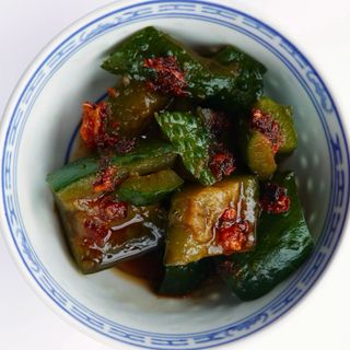 Нові огірки биті(100г)