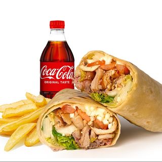 Шаурма BBQ, з телятиною та куркою МЕНЮ