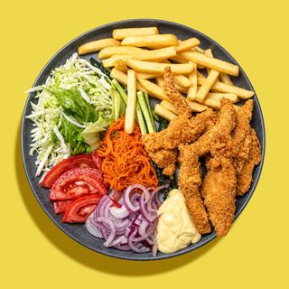 Плейт з куркою кріспі
