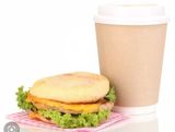Бургер з куркою+ Капучино ХЛ