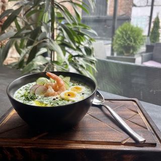 Окрошка з Тигровою креветкою