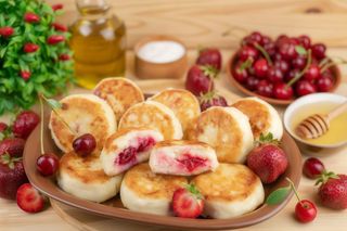 Сирники фруктові (1кг), заморожений напівфабрикат