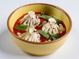 Хінкалі з куркою, (1кг), заморожений напівфабрикат