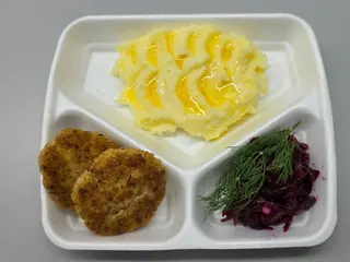Котлета куряча з картоплею (300г)