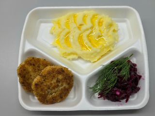 Котлета куряча з картоплею (300г)