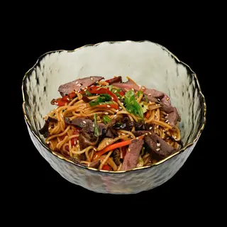 Пшенична локшина з телятиною (360г)