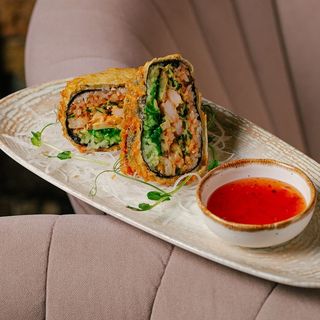 Азіатський бургер з креветкою