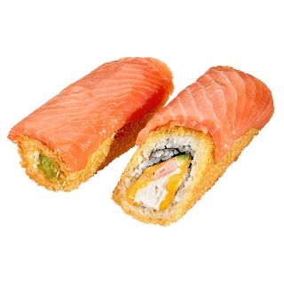 Стріт рол гарячий з лососем (415г)