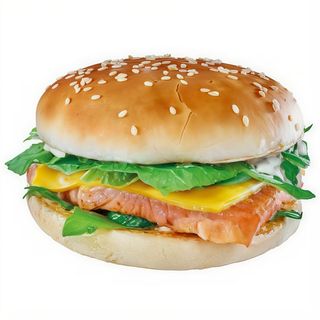 Бургер з лососем