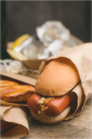 Дабл хот-дог Вега (1шт)