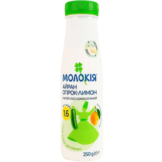 Айран Молокія огірок-лимон 0.250