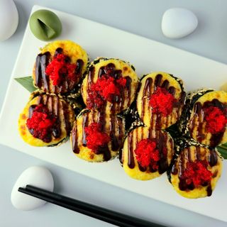 Запечений Blаck рол з креветкою (320г)