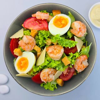Салат Цезар з креветками (360г)