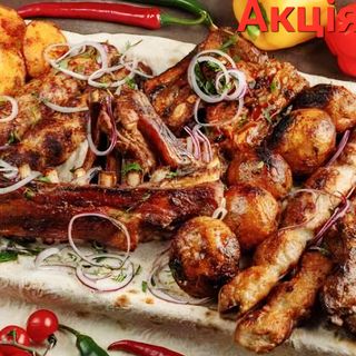 М'ясний комбо сет BBQ (830 гр)