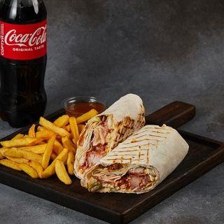 Комбо шаурма з курячим стейком