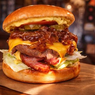 КАРАМЕЛЬНИЙ бургер