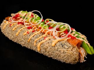 Хот-дог з лососем. (400г)