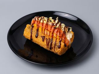 Хот-дог з копченим лососем стандарт. (250г)