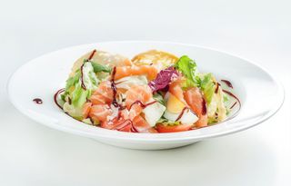 Салат Цезар з лососем (275г)