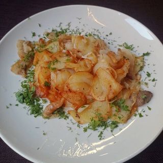 Картопля смажена з білими грибами (220г)