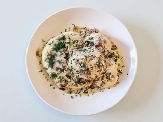 Галушки з м'ясом (250/50г)