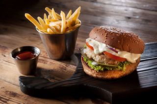 Бургер МЕНЮ зі свининою (1/370/30)