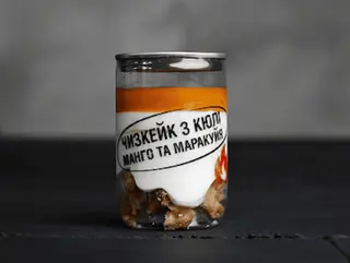 Чизкейк з кюлі манго-маракуйя