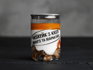 Чизкейк з кюлі манго-маракуйя