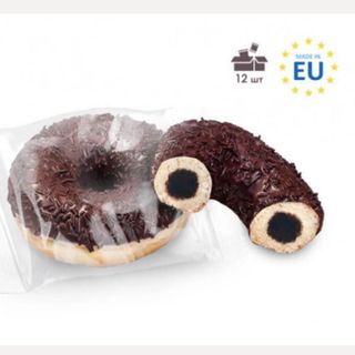 Донат потрійний шоколад