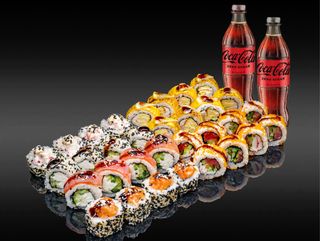 Комбо Сет Лютого + 2шт Coca-Cola Zero 0,5 л