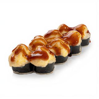 Запечений рол з печерицями