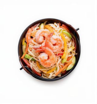 Удон з креветками (350г)