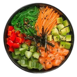 Боул с лососем