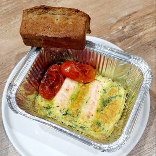 Скрембл з сьомгою в печі (350 гр)