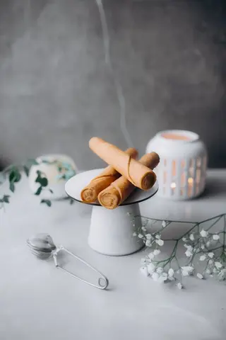 Трубочка вафельна 