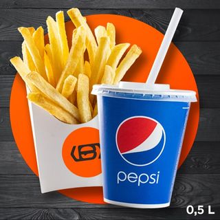 Меню MINI Double Cheese з куркою (230/100г/0.3л)